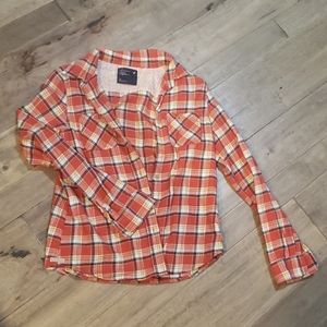 Orange plaid